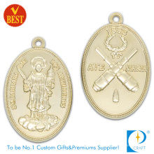 Presión modificada para requisitos particulares de la aleación del cinc que sella medalla religiosa de los dos lados en alta calidad